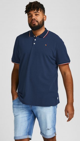 Jack & Jones JPRWINBLU Poloshirt Navy Blazer - Pikeepaidat - Miesten isot pikeepaidat