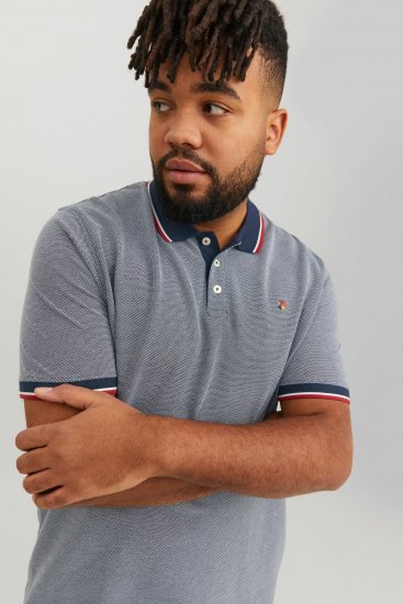 Jack & Jones JPRWINBLU Poloshirt Mood Indigo - Pikeepaidat - Miesten isot pikeepaidat