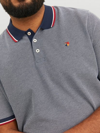 Jack & Jones JPRWINBLU Poloshirt Mood Indigo - Pikeepaidat - Miesten isot pikeepaidat