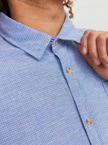 Jack & Jones JORABEL Casual Shirt Ensign Blue - Kauluspaidat - Miesten isot kauluspaidat 2XL – 8XL
