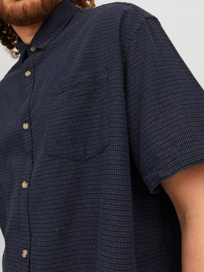Jack & Jones JORABEL Casual Shirt Navy - Kauluspaidat - Miesten isot kauluspaidat 2XL – 8XL