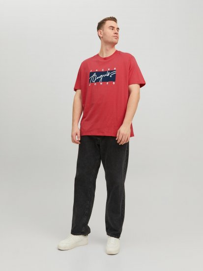 Jack & Jones JORJOSHUA T-shirt Red - T-paidat - Isot T-paidat 2XL – 14XL