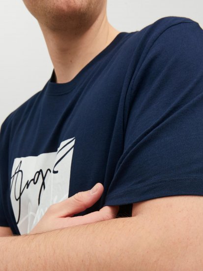 Jack & Jones JORJOSHUA T-shirt Navy - T-paidat - Isot T-paidat 2XL – 14XL