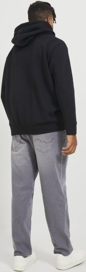 Jack & Jones ESTERBRO Zip Hoodie Black - Hupparit ja collegepaidat - Miesten hupparit ja collegepaidat isot koot