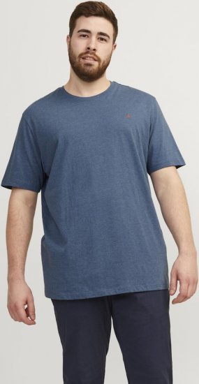 Jack & Jones PAULOS T-Shirt Denim Blue - T-paidat - Isot T-paidat 2XL – 14XL