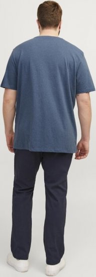 Jack & Jones PAULOS T-Shirt Denim Blue - T-paidat - Isot T-paidat 2XL – 14XL