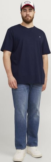 Jack & Jones PAULOS T-Shirt Navy Blazer - T-paidat - Isot T-paidat 2XL – 14XL