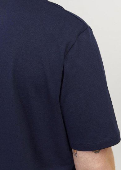 Jack & Jones PAULOS T-Shirt Navy Blazer - T-paidat - Isot T-paidat 2XL – 14XL