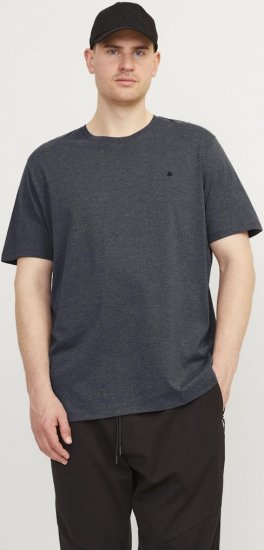 Jack & Jones PAULOS T-Shirt Dark Grey Melange - T-paidat - Isot T-paidat 2XL – 14XL
