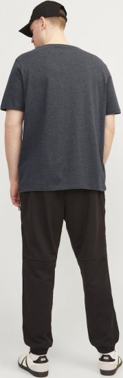 Jack & Jones PAULOS T-Shirt Dark Grey Melange - T-paidat - Isot T-paidat 2XL – 14XL