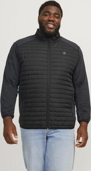 Jack & Jones MULTI SET-IN Sleeves Quilted Jacket With Collar Black - Takit - Miesten Takit, isot koot – 2XL – 12XL
