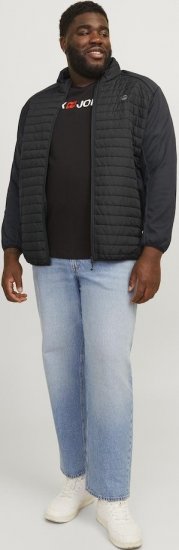 Jack & Jones MULTI SET-IN Sleeves Quilted Jacket With Collar Black - Takit - Miesten Takit, isot koot – 2XL – 12XL
