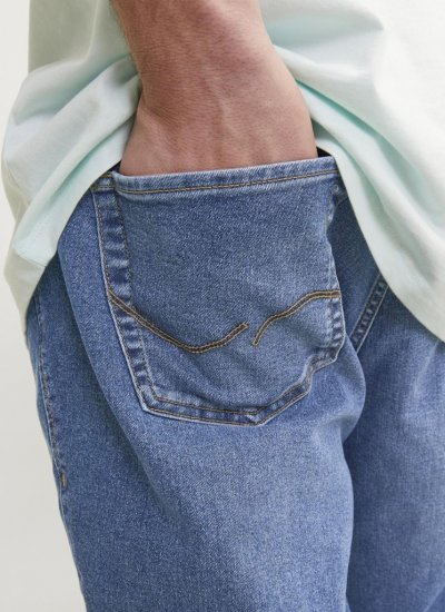 Jack & Jones GLENN ORIGINAL MF 071 Jeans Blue Denim - Farkut ja housut - Miesten isot farkut ja isot housut W40-W70