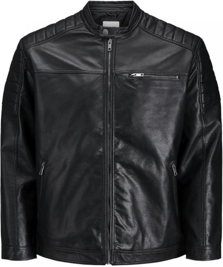 Jack & Jones ROCKY Jacket Black - Takit - Miesten Takit, isot koot – 2XL – 12XL