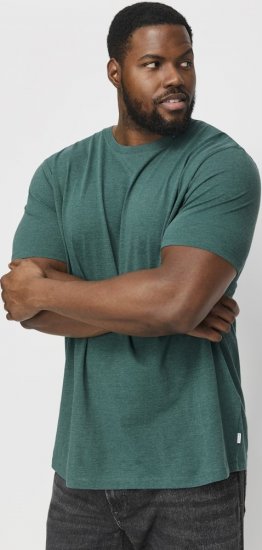 Jack & Jones ORGANIC T-Shirt Green/Melange - T-paidat - Isot T-paidat 2XL – 14XL