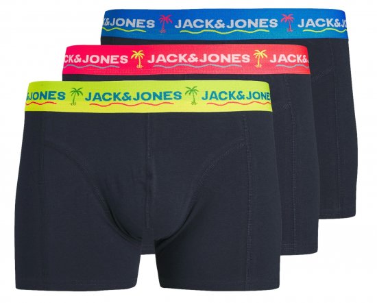 Jack & Jones JACTHOMAS Trunks 3-Pack Navy Blazer - Alusvaatteet & uimavaatteet - Miesten Isot alusvaatteet 