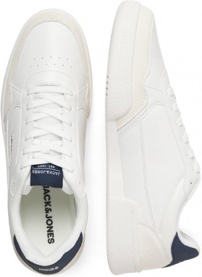 Jack & Jones Bounce Sneakers White/Navy BLAZE - Miesten Kengät 40-52 - 