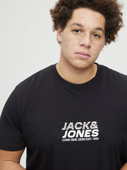 Jack & Jones Tarmac Branding Crew Neck T-Shirt Black - T-paidat - Isot T-paidat 2XL – 14XL