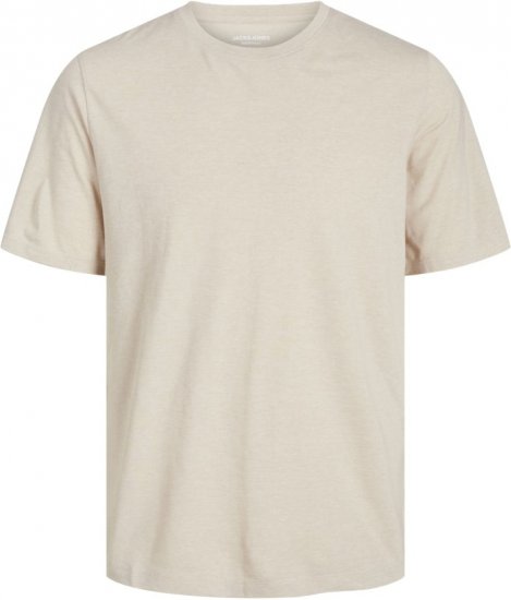 Jack & Jones ORGANIC T-Shirt Grey/Melange - T-paidat - Isot T-paidat 2XL – 14XL