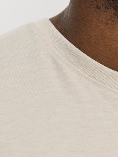 Jack & Jones ORGANIC T-Shirt Grey/Melange - T-paidat - Isot T-paidat 2XL – 14XL