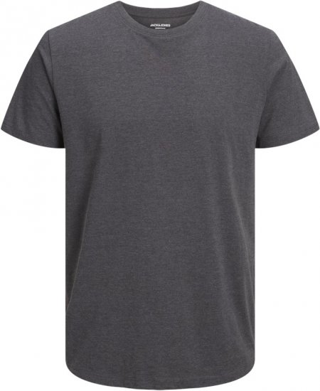 Jack & Jones ORGANIC T-Shirt Dark Grey Melange - T-paidat - Isot T-paidat 2XL – 14XL