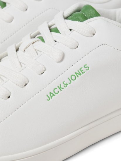 Jack & Jones Bosley Sneakers White/MEDIUM GREEN - Miesten Kengät 40-52 - 