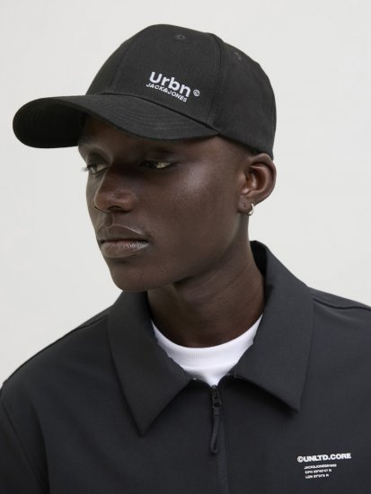 Jack & Jones Urban Baseball Cap Black - Asusteet - Miesten asusteet
