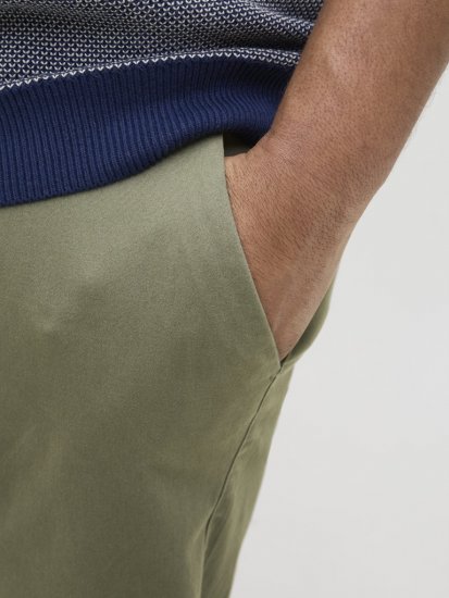 Jack & Jones Dave Chino Shorts Green - Shortsit - Shortsit, isot koot – W40-W60