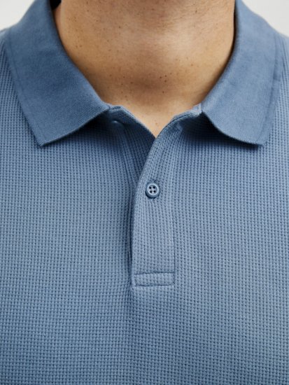 Jack & Jones AUSTIN CLASSIC Polo Blue - Pikeepaidat - Miesten isot pikeepaidat