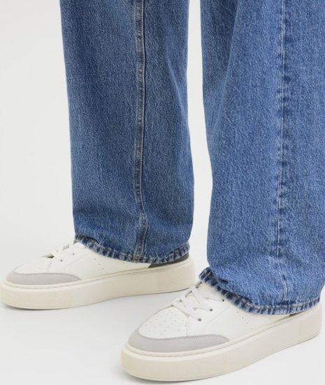 Jack & Jones Waspire Court Sneakers White/Vapor Blue - Miesten Kengät 40-52 - Miesten kengät koossa 40-52