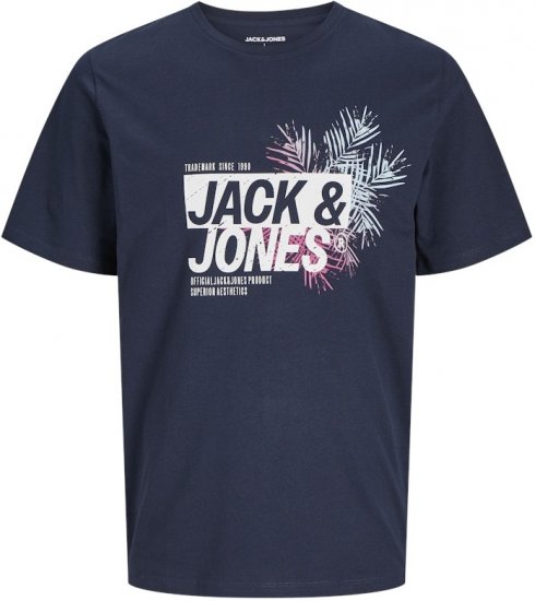  Jack & Jones Jaxon Crew Neck T-Shirt Sky Captain - T-paidat - Isot T-paidat 2XL – 14XL