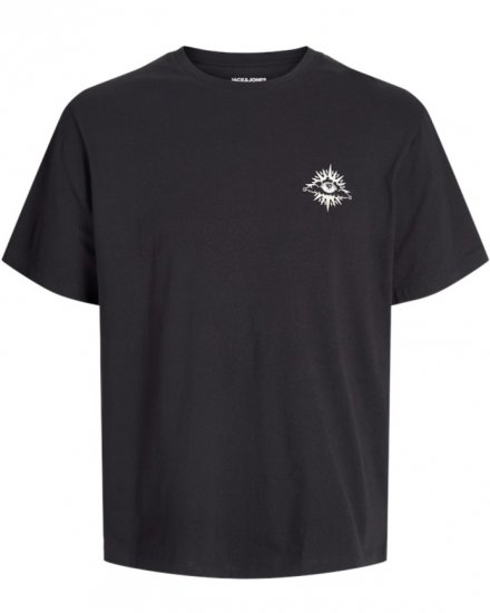  Jack & Jones Jackie Crew Neck T-Shirt Black - T-paidat - Isot T-paidat 2XL – 14XL