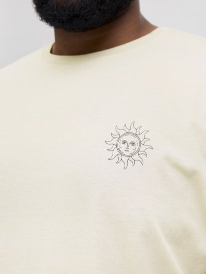 Jack & Jones Jackie Crew Neck T-Shirt Moonbeam - T-paidat - Isot T-paidat 2XL – 14XL