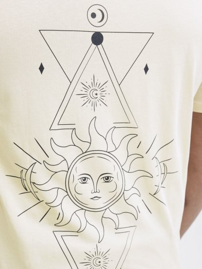 Jack & Jones Jackie Crew Neck T-Shirt Moonbeam - T-paidat - Isot T-paidat 2XL – 14XL