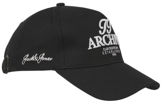 Jack & Jones Frame Haines Cap Black - Asusteet - 