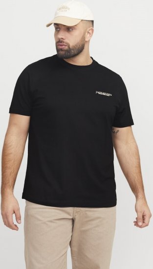 Jack & Jones Boston Photo Crew Neck T-Shirt Black - T-paidat - Isot T-paidat 2XL – 14XL