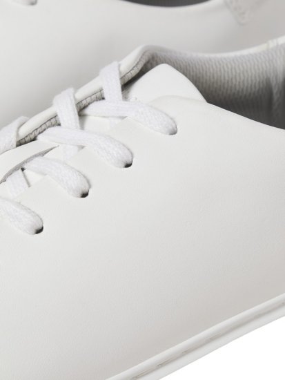 Jack & Jones Stockholm Leather Sneakers Bright White/Leather - Miesten Kengät 40-52 - 