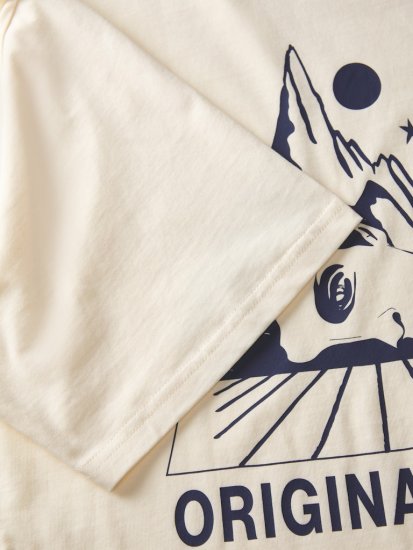 Jack & Jones Bellagio Collage Crew Neck T-Shirt Antique White - T-paidat - Isot T-paidat 2XL – 14XL