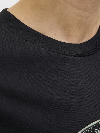 Jack & Jones Calma Crew Neck T-Shirt Black - T-paidat - Isot T-paidat 2XL – 14XL