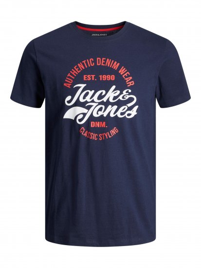 Jack & Jones JJBRAT T-Shirt Navy - T-paidat - Isot T-paidat 2XL – 14XL