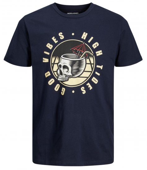 Jack & Jones JJEUSTACE T-Shirt Navy - T-paidat - Isot T-paidat 2XL – 14XL