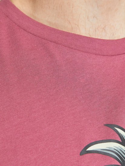 Jack & Jones JJEUSTACE T-Shirt Pink - T-paidat - Isot T-paidat 2XL – 14XL