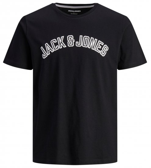 Jack & Jones JJCITY T-Shirt Black - T-paidat - Isot T-paidat 2XL – 14XL