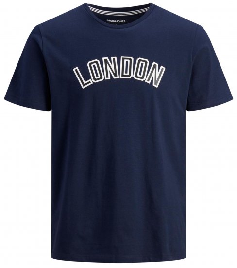 Jack & Jones JJCITY T-Shirt Navy - T-paidat - Isot T-paidat 2XL – 14XL