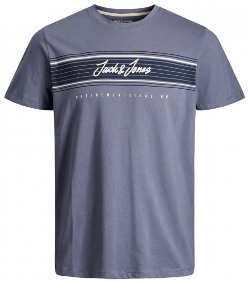 Jack & Jones JJLEO T-Shirt Gray - T-paidat - Isot T-paidat 2XL – 14XL