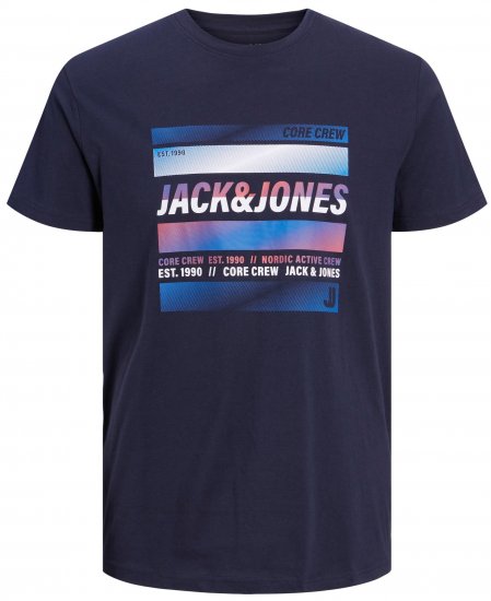 Jack & Jones JCOARC T-Shirt Navy - T-paidat - Isot T-paidat 2XL – 14XL