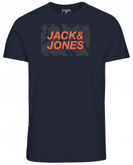 Jack & Jones JCOLAUGE T-Shirt Navy - T-paidat - Isot T-paidat 2XL – 14XL