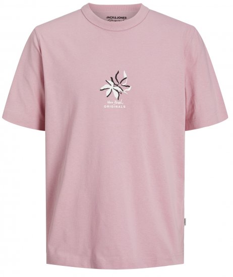 Jack & Jones JOREASTER ACTIVITY T-Shirt Pink Nectar - T-paidat - Isot T-paidat 2XL – 14XL
