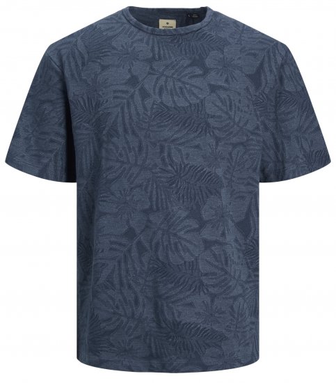 Jack & Jones JPRBLUNAEL T-Shirt Dark Denim - T-paidat - Isot T-paidat 2XL – 14XL