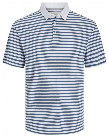 Jack & Jones JPRCC Soft Linen Blend Polo Bright White - Pikeepaidat - Miesten isot pikeepaidat